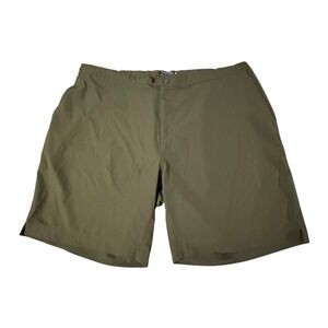 Thousand Miles All Day Shorts Mens XXL Olive Green Hiking Travel Performance